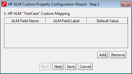 Custom fields configuration wizard