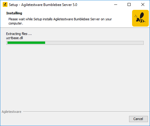 Installation progress