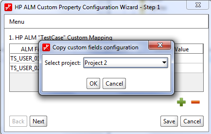 Select source project