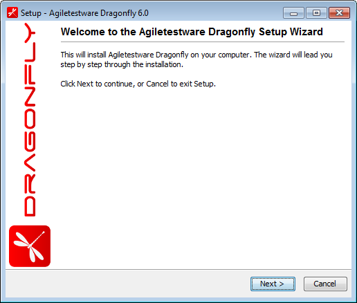 Dragonfly installer step 2