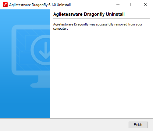 Uninstall Dragonfly step 2