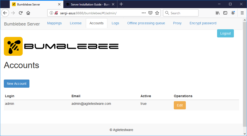 Bumblebee user management
